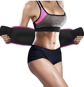 Adjustable Waist Trainer Sweat Belt for Women & Men – Ideal for Workout, Gym & Daily Wear